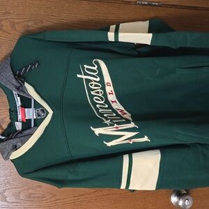 Mn Wild Reebok Hoodie 2XL